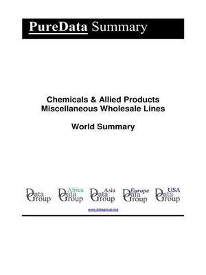 cover image of Chemicals & Allied Products Miscellaneous Wholesale Lines World Summary